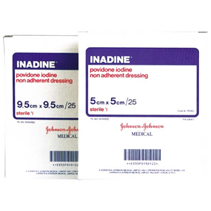 Inadine Dressing, 9.5 x 9.5cm, 25/Box Box