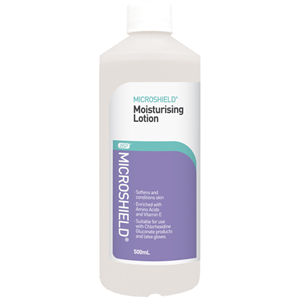 Microshield® Moisturising Lotion, with Vitamin E, Aloe Vera and Amino Acids, 500mL, 12/Carton Carton