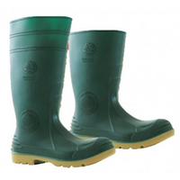 Bata Jobmaster 2 Gumboots, Size 4, 400mm, Non-Safety, PVC, Green, 1 Pair (892-73180) Pair