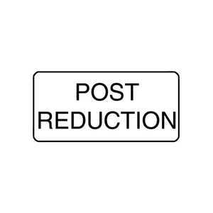 "POST REDUCTION" - X-RAY LABEL500/BOX Box