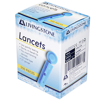 Liv Diabetic Blood Letting Lancet, Suits Autolet Glucolet Monolet Device, 21G 1.8mm, Stainless Steel Tip,Splinter Probe, Sterile, 200/Box Box