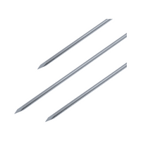 Knight Benedikt Kirschner Wire Trocar, 1.5mm x 150mm, Stainless Steel, Single Tip, 10 Pieces/Pack Pack