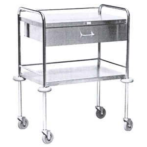 Dressing trolley with Drawer, 800 x 500 x 1050mm, Each Each