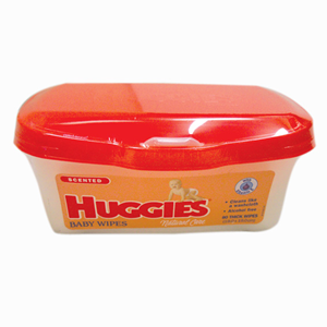 Huggies Natural Care Baby Wipes, 19 x 19cm, with Vitamin E, Scented, Refill, 240 Wipes/Pack, 3 Packs/Carton Carton