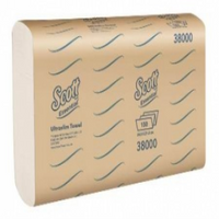Scott Essential* Ultraslim Towel, White, 150/Pack, 2,400/Carton Carton
