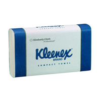 Kleenex Standard Compact Hand Towel, 30 x 19cm, White, 90 Sheets/Pack, 2,160 Sheets/Carton Carton