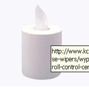 Kimberly Clark Wypall, L10 Roll Control Centrefeed Wipers, 18 x 38cm, 300 Metres, 790 Wipers, White, 4 Rolls/Carton Carton