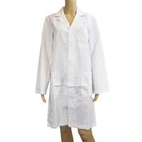 Livingstone Laboratory Coat with Press Stud Fastenings