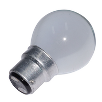 SPARE LAMP FOR LAMPMI12, 240V, 25 watt, BC, pearl, 'fancy round' shape (PA2042-001) Each