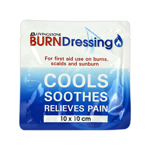 Livingstone Sterile Burn Dressing, 10 x 10 cm, 10/Box, 160/Carton Carton