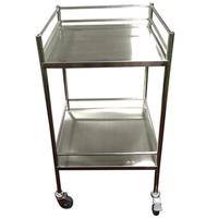 Livingstone Stainless Steel Trolley, 490L x 490W x 900H mm, No Drawer, Each Each