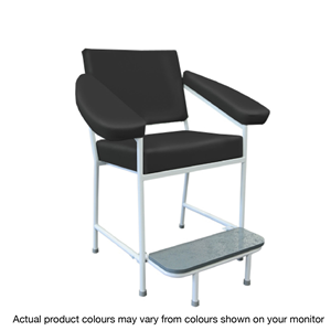 Pathology Chair Riser Livingstone Pathology Blood Collection Chair, with Arms, Black, Each E ...