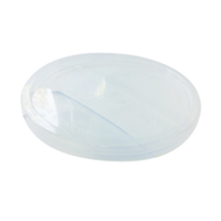 Livingstone Lids for 8oz Round Recyclable Plastic Take-Away Containers, Clear, 500 Pieces/Carton Carton