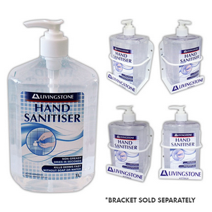 BULK BUY DISCOUNT, Liv All-Purpose Hand Sanitising Gel, 75pct Ethyl Alcohol, Pump Dispenser, Colourless, 1000ml, 72 UNIT DEAL Each