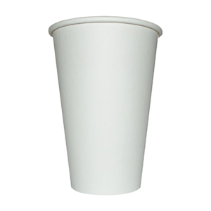 Livingstone Paper Drinking Cups, 473ml or 16oz, White, 50 Pieces/Bag Pack