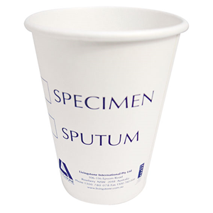 Livingstone Paper Specimen Cup, Biodegradable, 250ml, 50 pcs/Bag, 1,000/Carton Carton