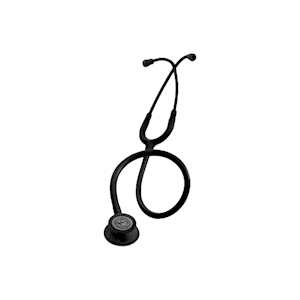 3M Littmann Classic III Stethoscope, Adult and Paediatric Chest Piece, Black Edition Chestpiece, Black Tube, 69cm, Each Each