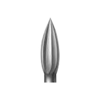 MAILLEFER FINISH BURS FLAME #64/010 6/PK