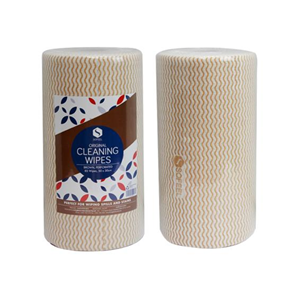 Sofeel Original Microfibre Heavy Duty Super Cleaning Wipes, 30cm Width, Perforated Every 50cm, HACCP Brown, 85 Cloths/Roll 6 Rolls/Carton Carton