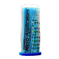 Livingstone Microbrush Applicator Brush, Blue, 100/Vial Vial