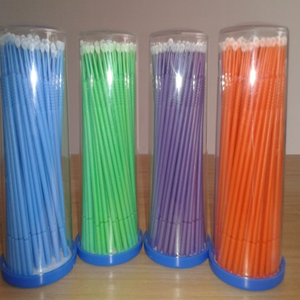 Livingstone Microbrush Applicator Brush, Blue, 100/Vial Vial