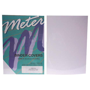 BINDING COVERBOARDS MATT WHT A4 PK/100 Pack
