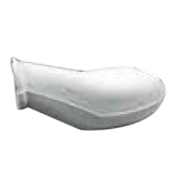 Mediflex Urinal, Male, Disposable, Biodegradable Medical Paper Pulp, 900ml Cap, 100/Carton Carton