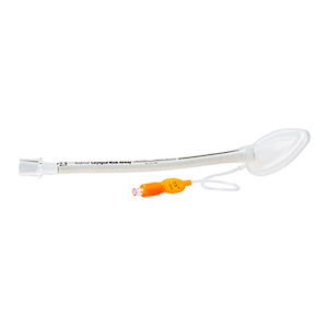 Multigate Reinforced Laryngeal Airway Masks, Disposable, Silicone, Size 2.5, Orange, 10 Pieces/Box
