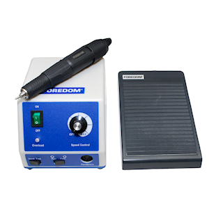 Foredom Micromotors Complete, Variable Speed Foot and Bench Control up to 38,000 RPM, with Handpiece, Each Each