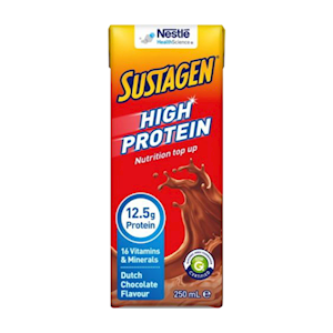 Out of Date, Sustagen Ready To Drink, Dutch Chocolate, 250ml Tetra Pack, 24 Packs/Carton, Price Discounted, While Stocks last Carton