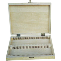 Livingstone Microslide Biodegradable Wooden Case, Holds 100 Slides, Hinged, Each