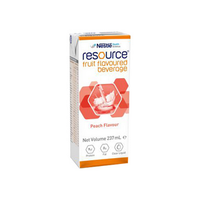 Resource Fruit Drink Peach 237mL, 24/Carton Carton