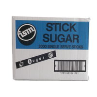 Raw Sugar, Single Serve Sachet, 2000/Box Box