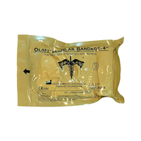 OLAES Modular Trauma Dressing, 4 inches, With Dressing Pad, Gauze and Pressure Cap, Latex Free, Each Each