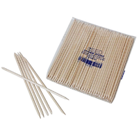 Sofeel Biodegradable Wooden Orange Stick, Cuticle Pushers, One Pointed end and One Bevelled end, 152 x 3.8mm, 100/Pack Pack