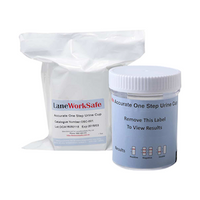 LaneWorkSafe Accurate One Step Urine Cup, Sterile, Each