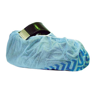 Livingstone Shoe Cover Overshoes, Nonwoven, Blue with Non-Skid Blue Friction Strips, 40gsm, HACCP Certified, 1000/Carton Carton