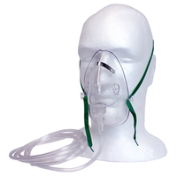 Livingstone Oxygen Mask, with 2 metres Oxygen Tube or Tubing, Adult, Each Piece