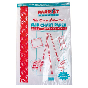 Parrot Bond Flipchart Paper, 860 x 610 mm, 50 Sheets/Pad Each