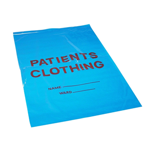 Patients Clothing Bag, 450 x 650mm, Recyclable LDPE, 1000/Carton Carton