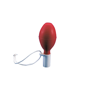 Kartell Universal Safety Silicone Pipette Bulb up to 25ml, Synthetic Rubber, Red, Each (208) Each