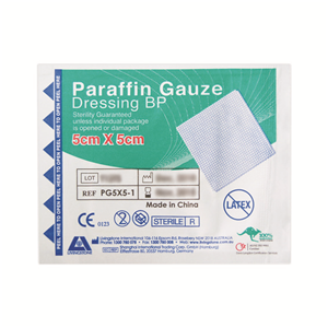 Livingstone Paraffin Gauze Swab Dressings, 10 x 10 cm, Sterile Single Pack, 10/Box Box