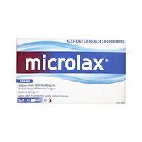 Microlax Enema, 5mL, 50 Pieces/Pack
