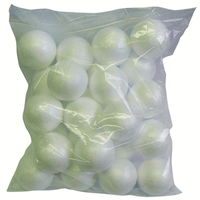 Polystyrene Balls, 65mm, 25 Pieces/Pack Bag