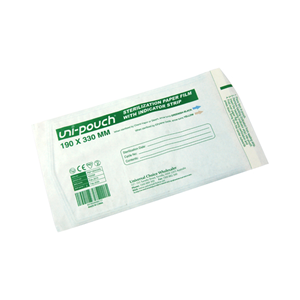 Out of Date,Sterilisation Pouch w/ Indicator Strips,190x330mm, Each, Original Unopened Condition, Price Discounted, While Stocks last