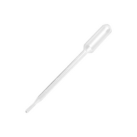 Livingstone Recyclable Plastic Transfer Pipette, Graduated 1ml, with 3.5ml Bulb Draw, Sterile, Single Peel Pack, 500/Box Box