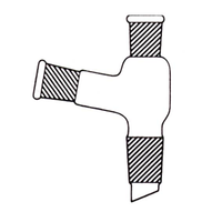 Monash Adapter, Receiver, Angle Socket Joints & Cone 14/23, Borosilicate Glass, Each (ARA/S14) Each