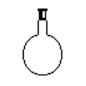 Omsons Round-Bottom Spherical/Boiling Flask, 100ml, SJ 24/29, Neck: 45mm, Single Medium Neck and Flanged, Boro Glass, Germany, Each