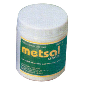 Out of Date, Metsal Cream Jar, 500 Grams, Each, Original Condition, Big Discount, Limited Stock