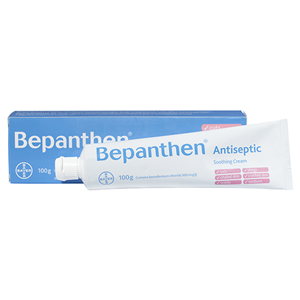 Bepanthen Antiseptic Soothing Cream, Benzalkonium Chloride, 50g, Each Each